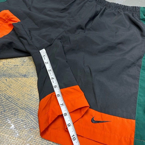 Nike Swim Trunks Sportswear Vintage Grey Orange Green White Tag - Picture 11 of 12
